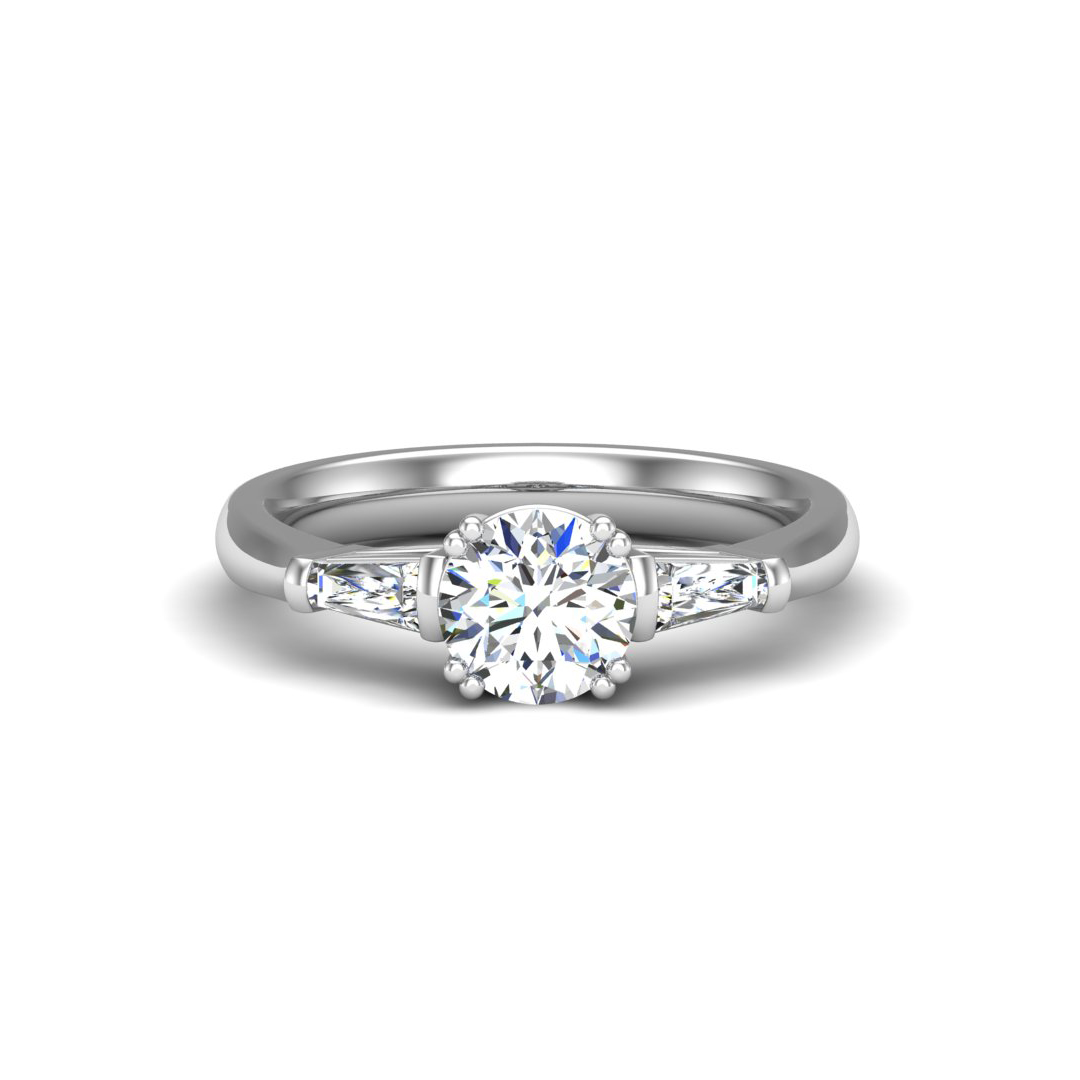 Brooklyn 3 Stone Engagement Ring